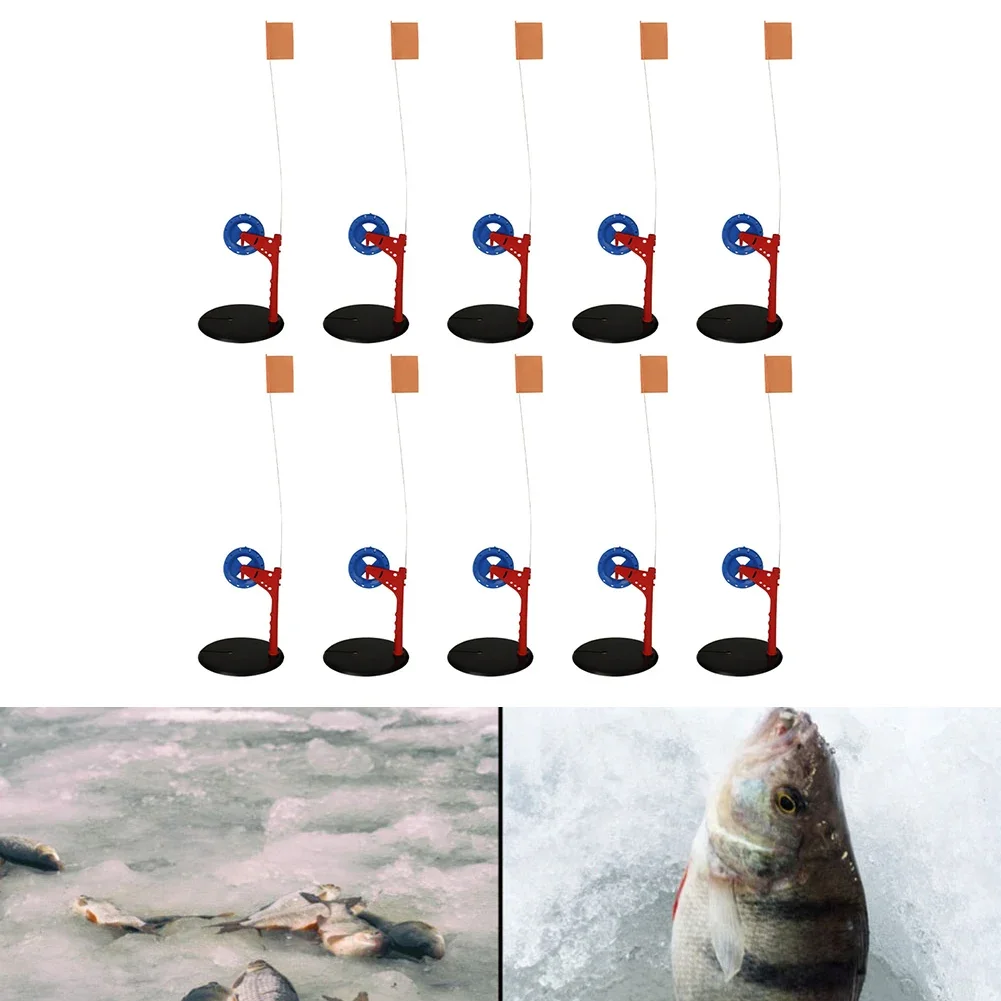 10 Pcs Ice Fishing Flag Rod Po - огляд і ціна Ice Fishing Tip Up