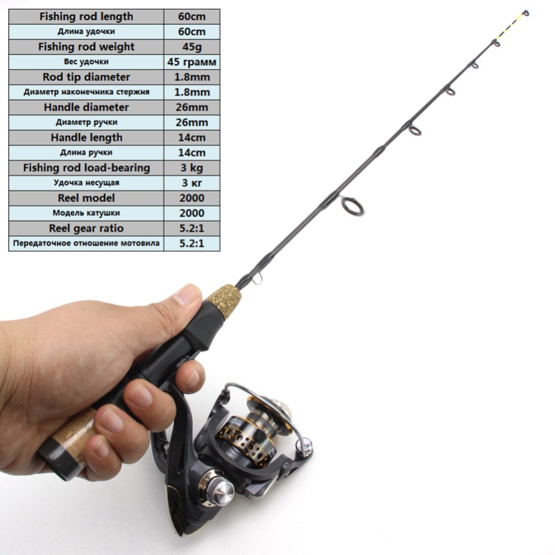 60cm 2 Tips Rod Reel Combos Wi - огляд і ціна Ice Fishing Tip Up