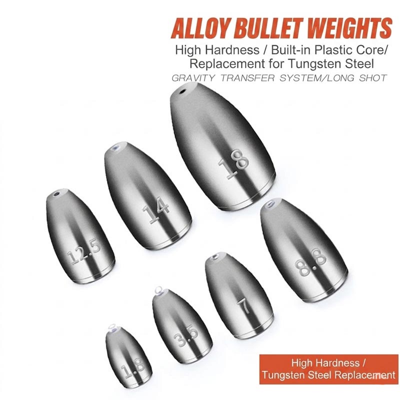 Lead-Free Alloy Bullet Weights - огляд і ціна Tungsten Sinkers