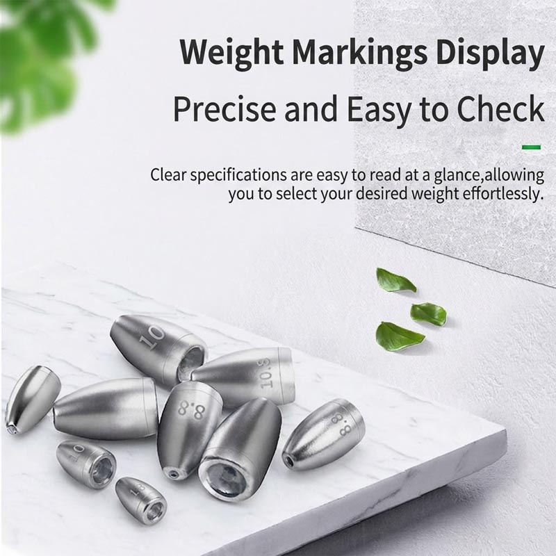 Lead-Free Alloy Bullet Weights - огляд і ціна Tungsten Sinkers