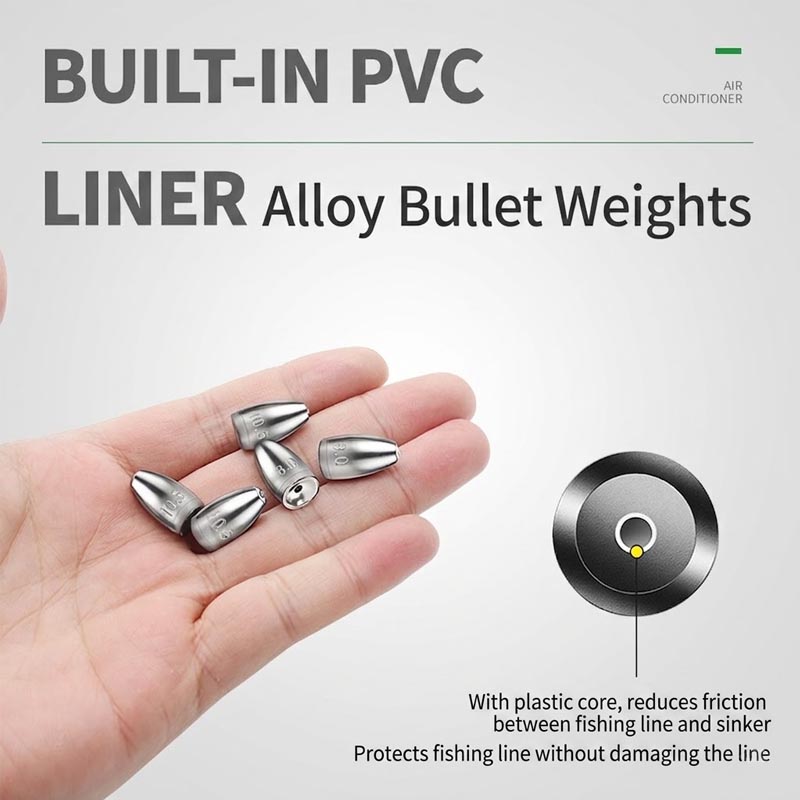 Lead-Free Alloy Bullet Weights - огляд і ціна Tungsten Sinkers