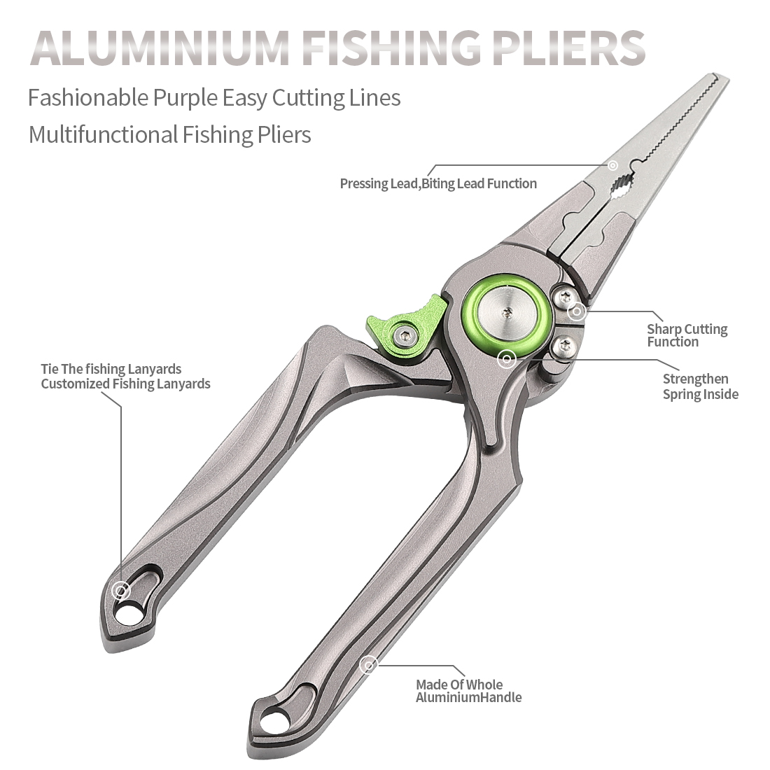 Full Aluminum Hook Removal Sal - огляд і ціна Fishing Pliers